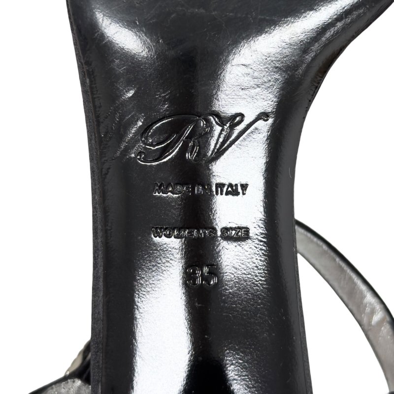 ROGER VIVIER 水鑽 方扣 高跟涼鞋 50MM-15