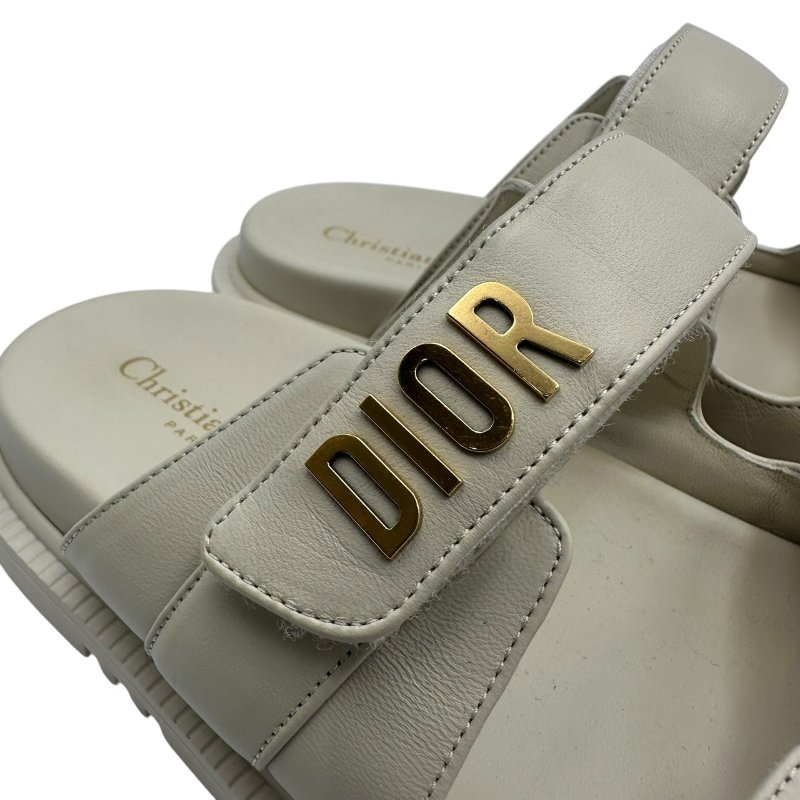 【美收精品】DIOR 米色拖鞋 C-244【隔月月中將轉賣至日本 上架期限30天】-5