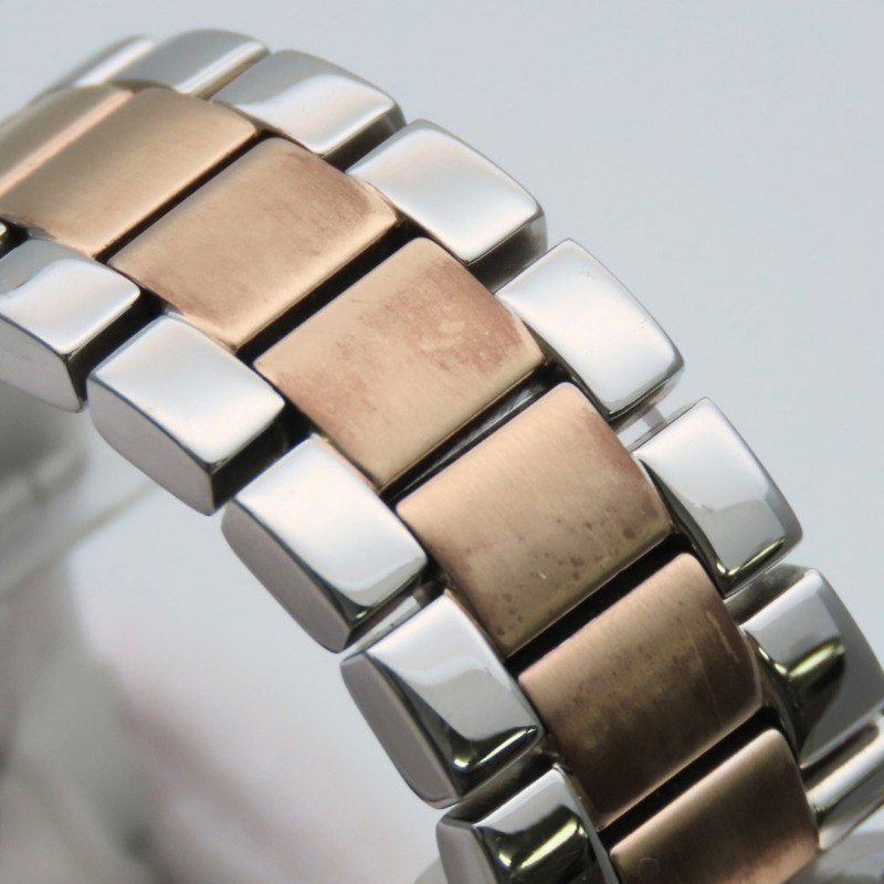 Coach Preston Sport CA.129.7.96.1673 日期星期顯示不鏽鋼金珍珠白雙色腕錶-10