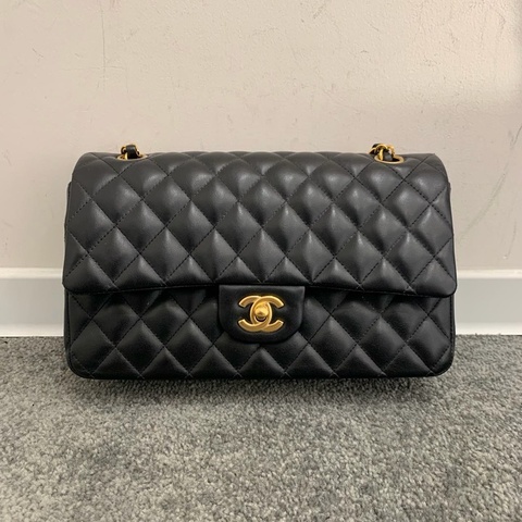Chanel 經典CF25羊皮 99新配件塵袋盒子保卡