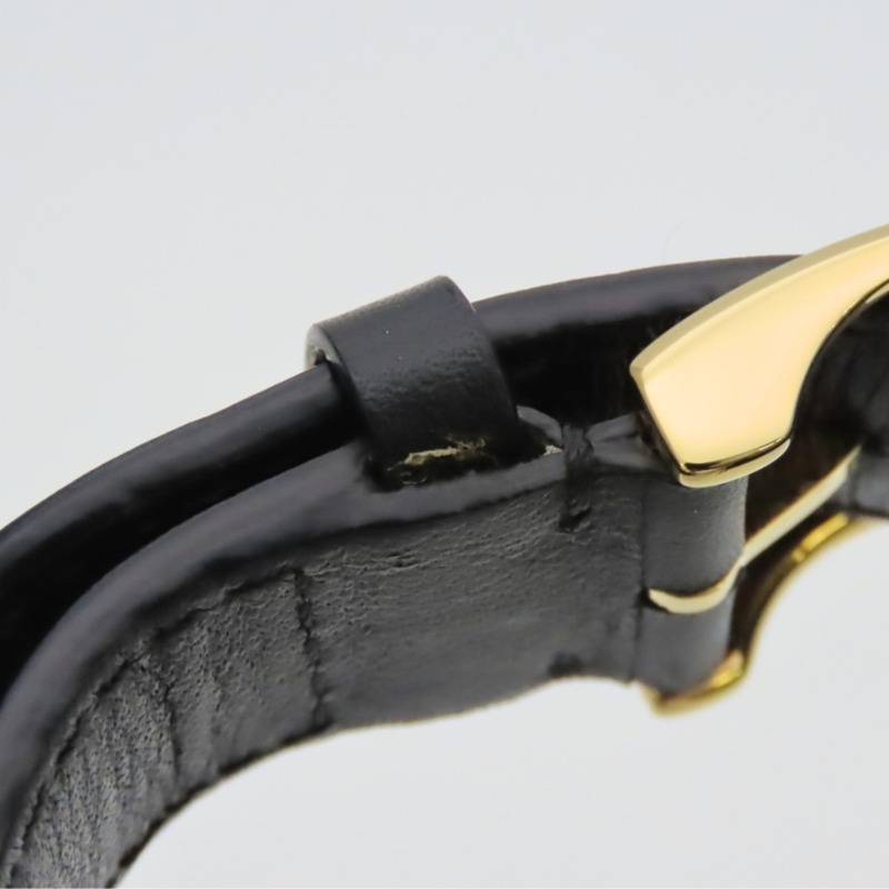 Gucci Bee 126.4 不鏽鋼皮革腕錶，金色、黑色、綠松石藍色，男士腕錶。-15