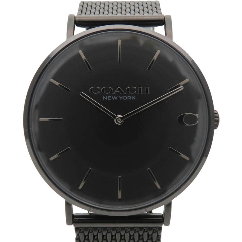 蔻馳 (COACH) 查爾斯 CA.124.2.34.1579 不鏽鋼黑色網狀錶帶男士腕錶-1