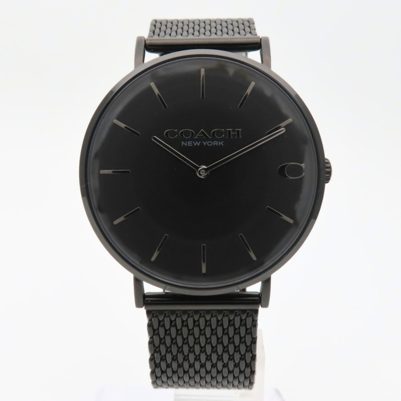 蔻馳 (COACH) 查爾斯 CA.124.2.34.1579 不鏽鋼黑色網狀錶帶男士腕錶-2