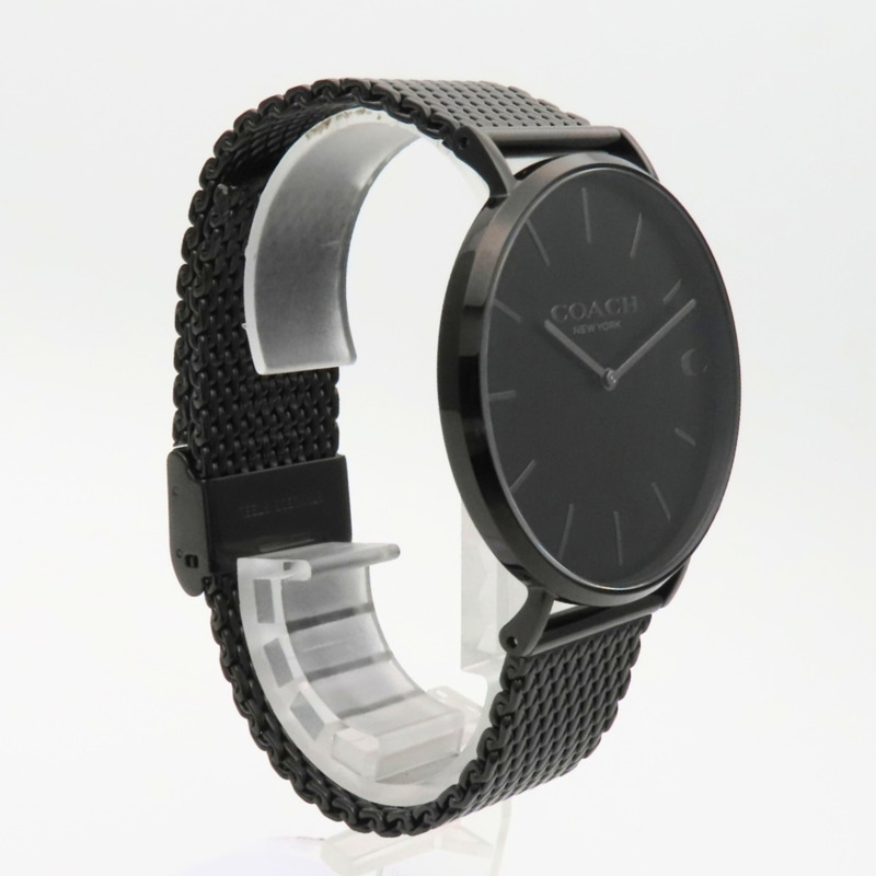 蔻馳 (COACH) 查爾斯 CA.124.2.34.1579 不鏽鋼黑色網狀錶帶男士腕錶-3