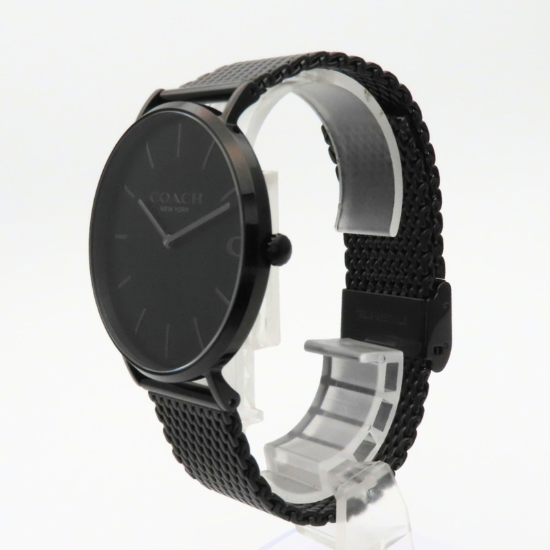 蔻馳 (COACH) 查爾斯 CA.124.2.34.1579 不鏽鋼黑色網狀錶帶男士腕錶-4