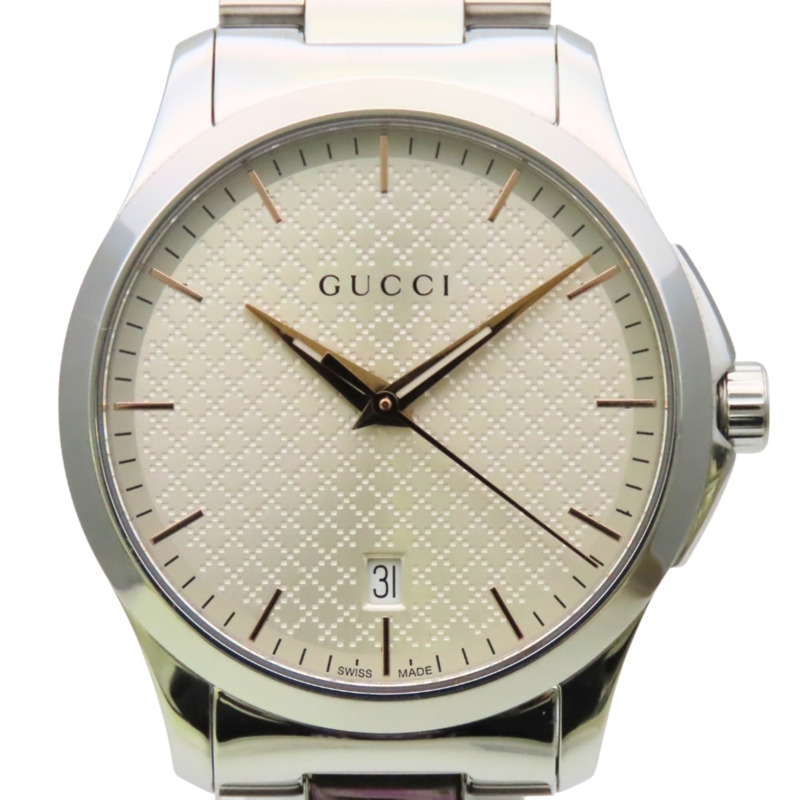 Gucci G-Timeless 126.4 SS Diamante 男士腕錶 GUCCI-0