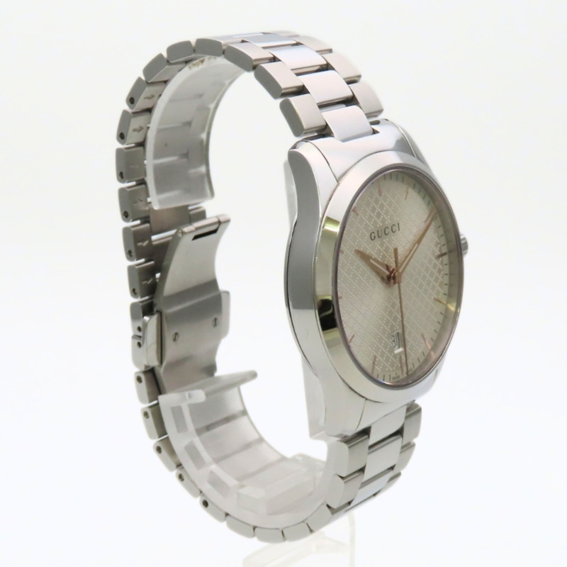 Gucci G-Timeless 126.4 SS Diamante 男士腕錶 GUCCI-3