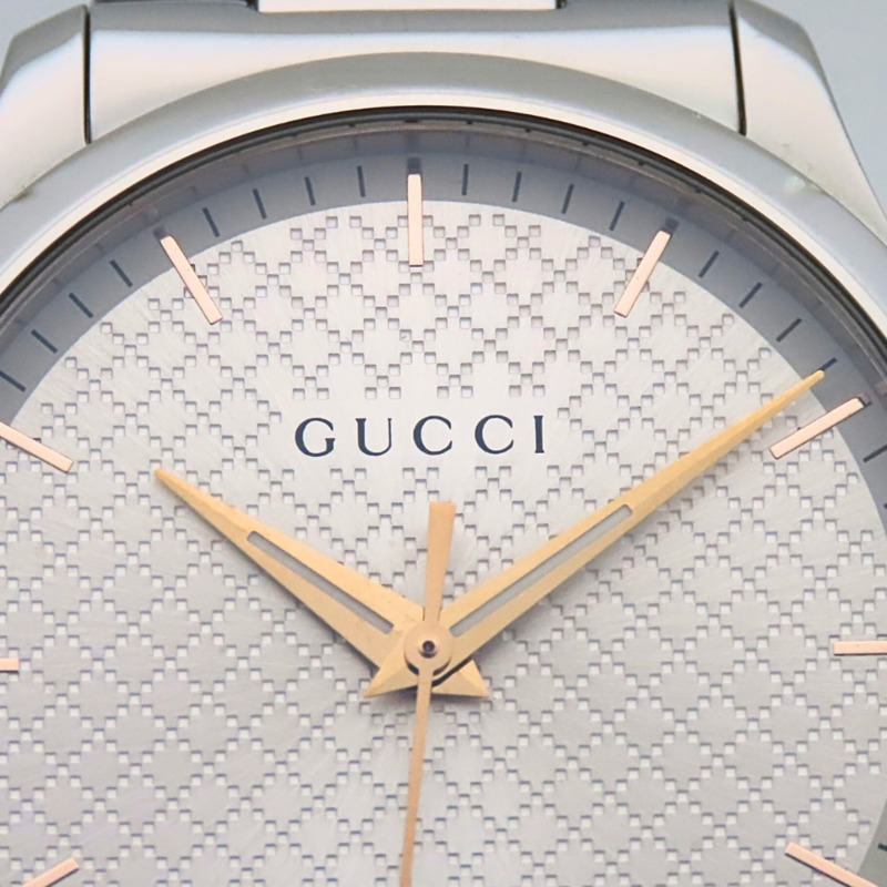 Gucci G-Timeless 126.4 SS Diamante 男士腕錶 GUCCI-8