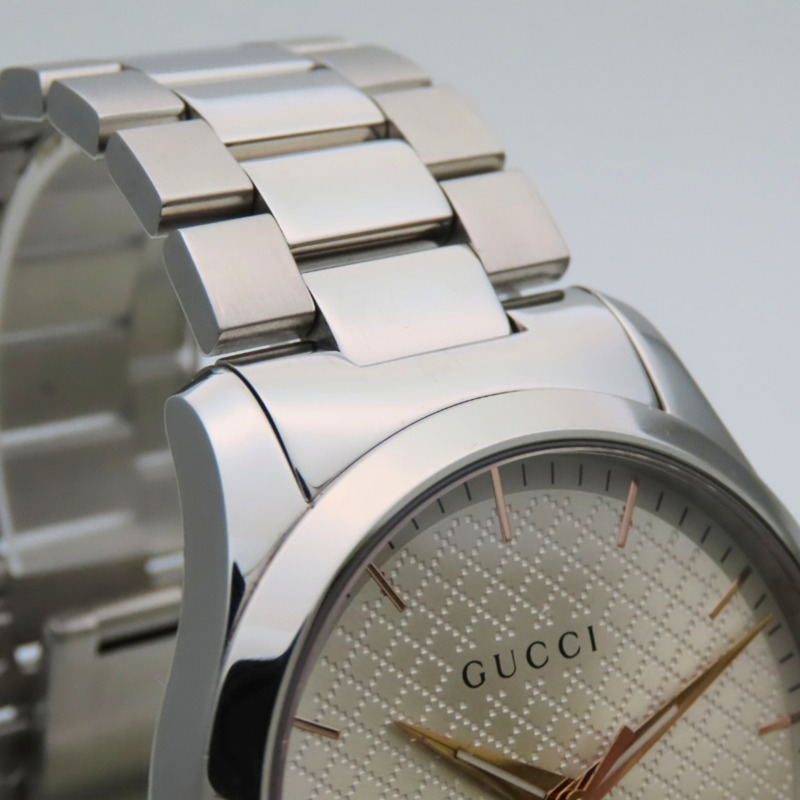 Gucci G-Timeless 126.4 SS Diamante 男士腕錶 GUCCI-10