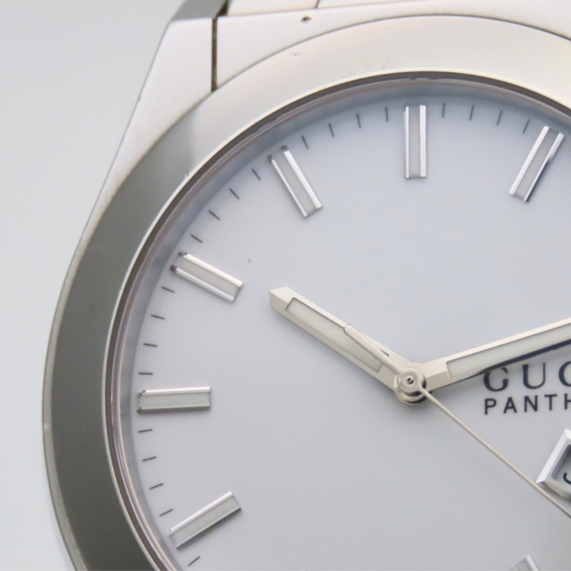 Gucci Pantheon 115.2 不鏽鋼白色男錶 GUCCI-9