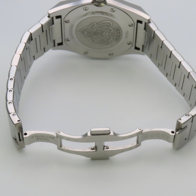 Gucci Pantheon 115.2 不鏽鋼白色男錶 GUCCI-19