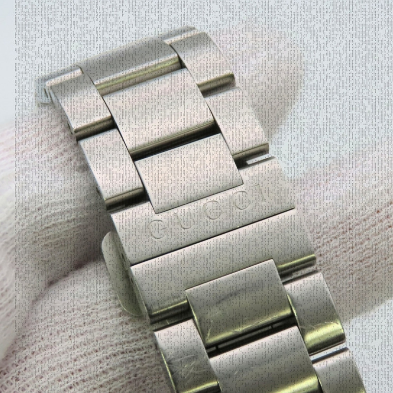 Gucci G-Timeless Chronograph 126.2 不鏽鋼腕錶，黑色錶盤，男錶。-14