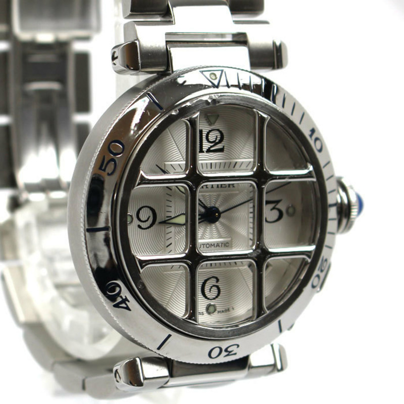卡地亞 (Cartier) Pasha Grid 38毫米自動腕錶 W31040H3 男士-2
