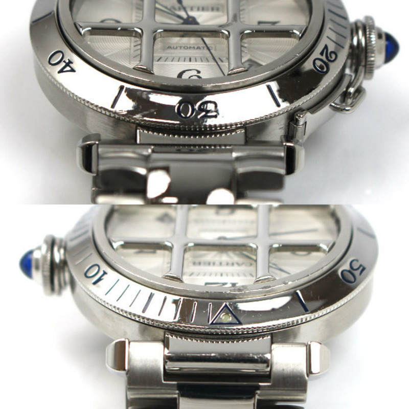 卡地亞 (Cartier) Pasha Grid 38毫米自動腕錶 W31040H3 男士-3