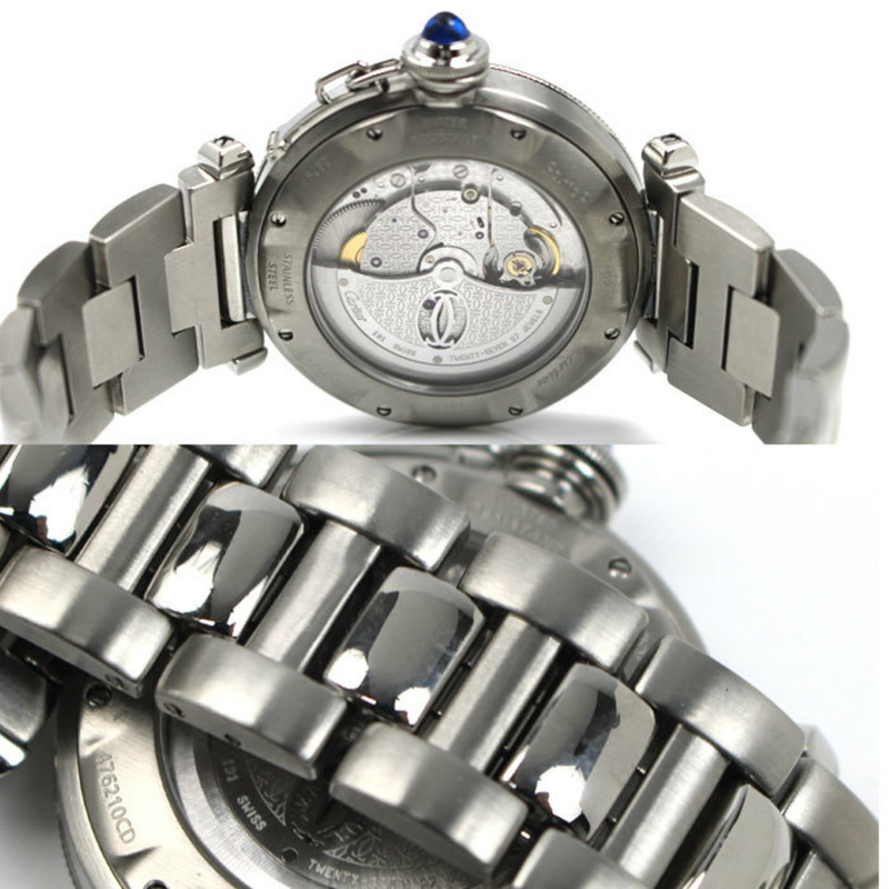 卡地亞 (Cartier) Pasha Grid 38毫米自動腕錶 W31040H3 男士-5