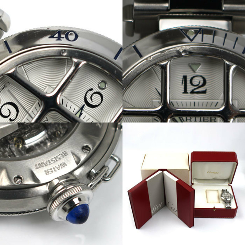 卡地亞 (Cartier) Pasha Grid 38毫米自動腕錶 W31040H3 男士-8