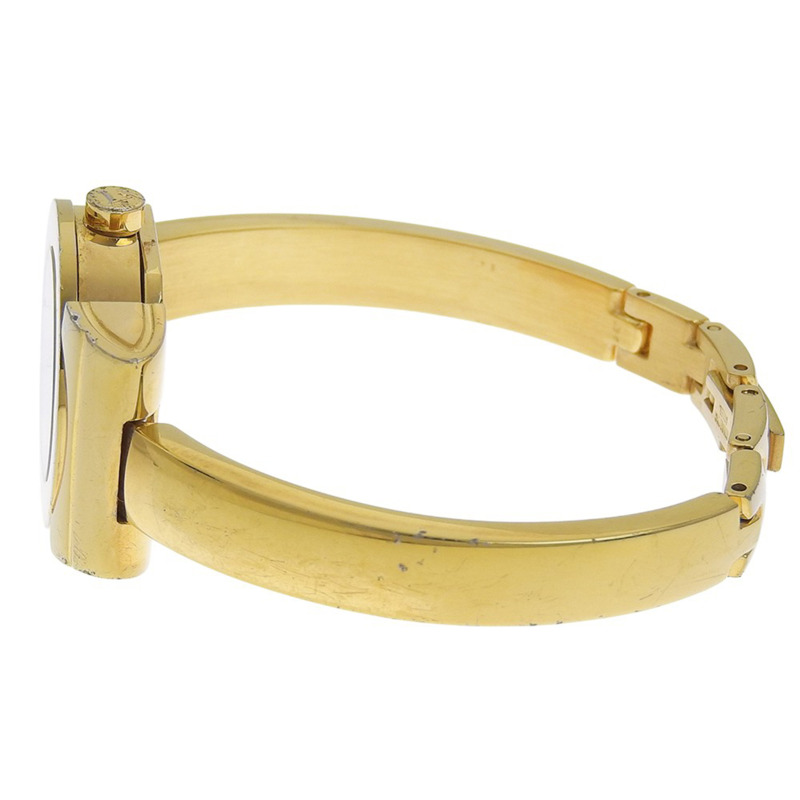 Salvatore Ferragamo Gancini FQ5 鍍金石英模擬腕錶，銀色錶盤，女士款-3