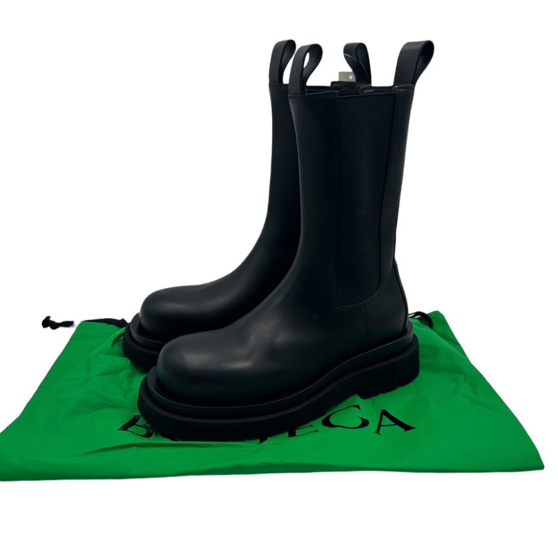 【美收精品】BOTTEGA VENETA 黑色靴子 C-245【隔月月中將轉賣至日本 上架期限30天】-14