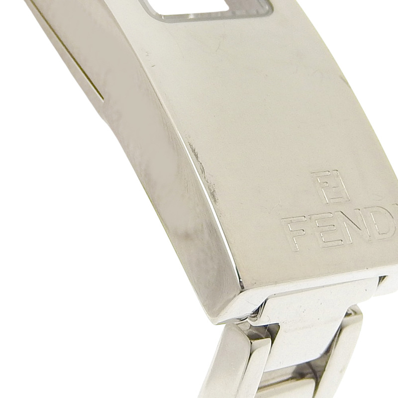 Fendi FENDI 3300L 不鏽鋼石英類比粉紅珍珠貝母錶盤女士手錶-6