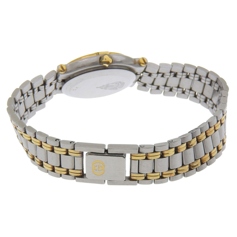 Gucci 女士手錶，不銹鋼，石英，模擬，銀色錶盤。-4