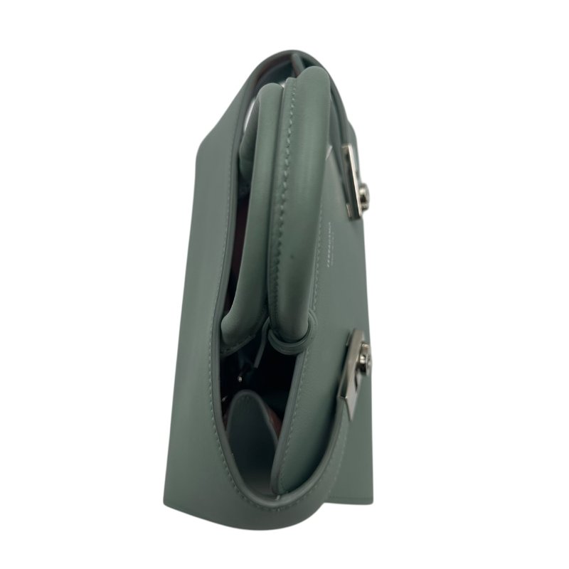 【美收精品】FERRAGAMO 灰藍手提包 C-246【隔月月中將轉賣至日本 上架期限30天】-4