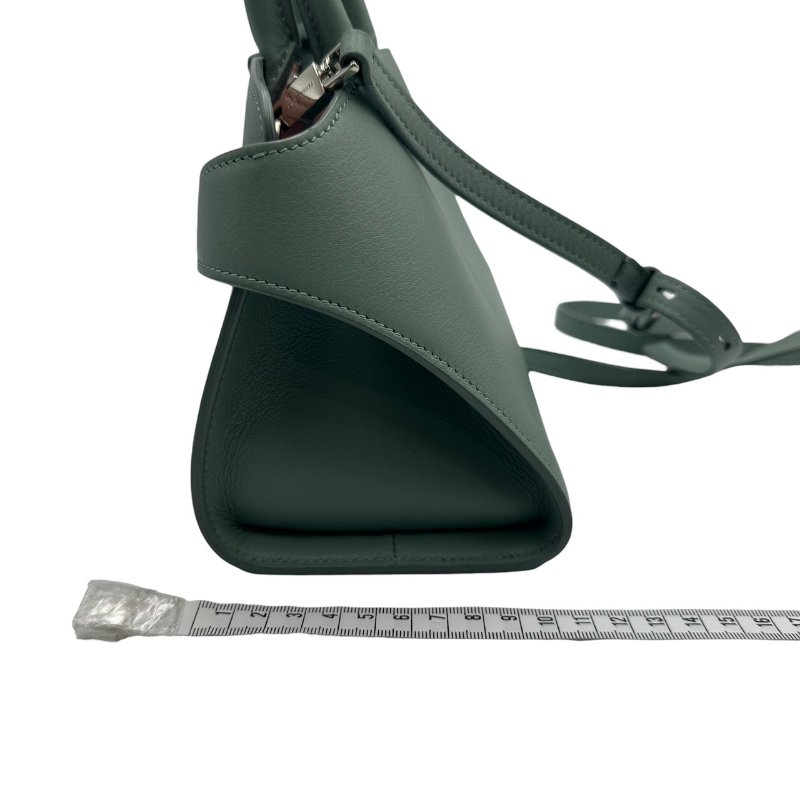 【美收精品】FERRAGAMO 灰藍手提包 C-246【隔月月中將轉賣至日本 上架期限30天】-19