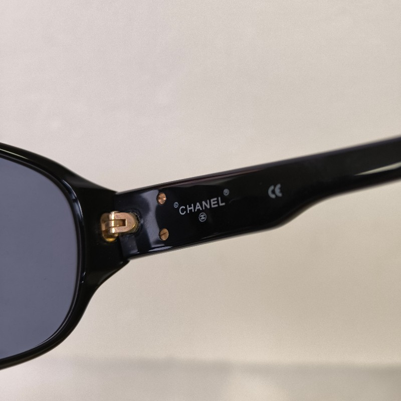 ㊣✨ CHANEL✨香奈兒 GD權志龍同款 01452 94305 復古 膠框 雙C Logo 太陽眼鏡 墨鏡/保證正品🌳二手樹屋🌳-18