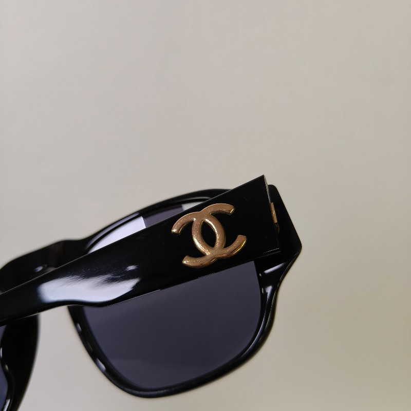 ㊣✨ CHANEL✨香奈兒 GD權志龍同款 01452 94305 復古 膠框 雙C Logo 太陽眼鏡 墨鏡/保證正品🌳二手樹屋🌳-21