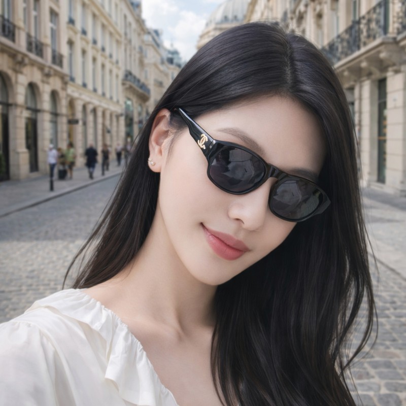 ㊣✨ CHANEL✨香奈兒 GD權志龍同款 01452 94305 復古 膠框 雙C Logo 太陽眼鏡 墨鏡/保證正品🌳二手樹屋🌳-29