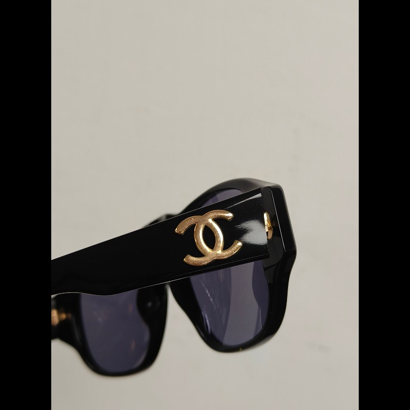 ㊣✨ CHANEL✨香奈兒 GD權志龍同款 01452 94305 復古 膠框 雙C Logo 太陽眼鏡 墨鏡/保證正品🌳二手樹屋🌳-32