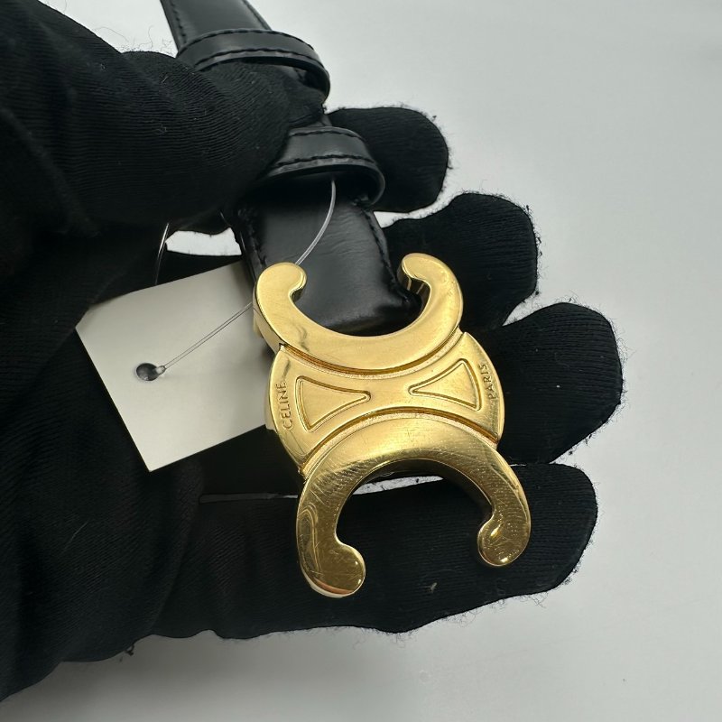 【美收精品 】CELINE LOGO皮帶 C-250【隔月月中將轉賣至日本 上架期限30天】-7