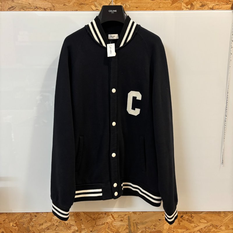 【美收精品 】CELINE黑色棒球外套 C-251【隔月月中將轉賣至日本 上架期限30天】-0