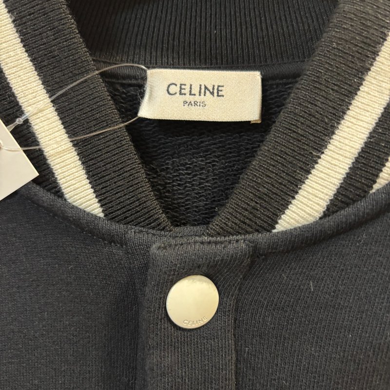 【美收精品 】CELINE黑色棒球外套 C-251【隔月月中將轉賣至日本 上架期限30天】-4