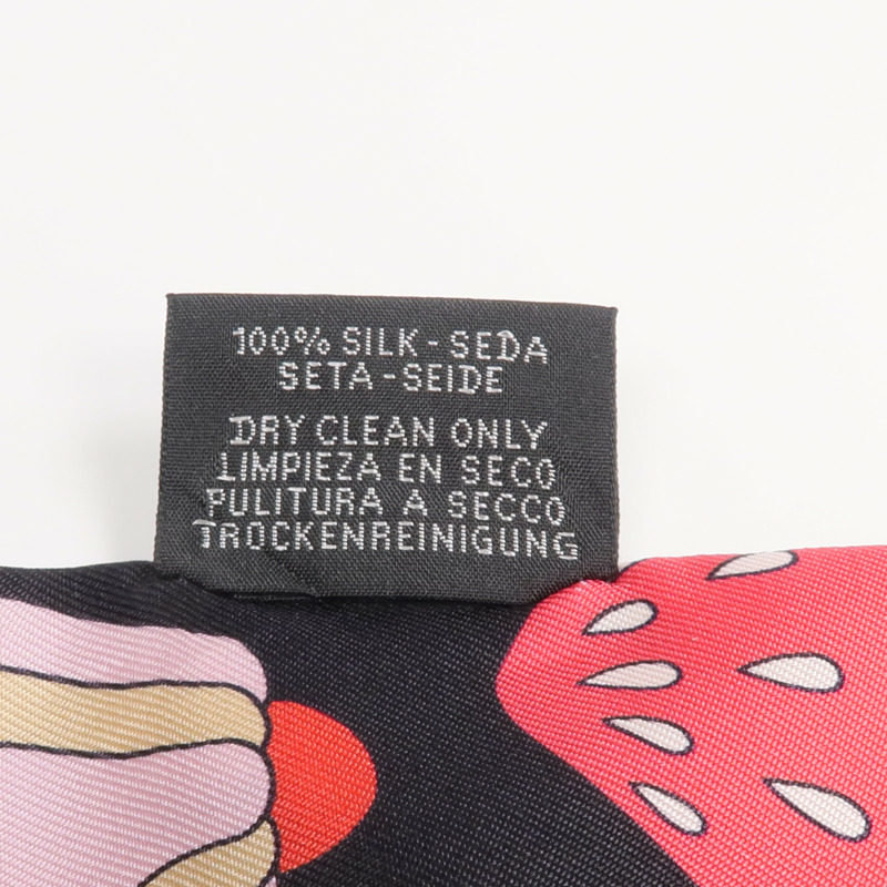 HERMES 絲質La Patisserie Francaise Charm Twilly絲巾-7