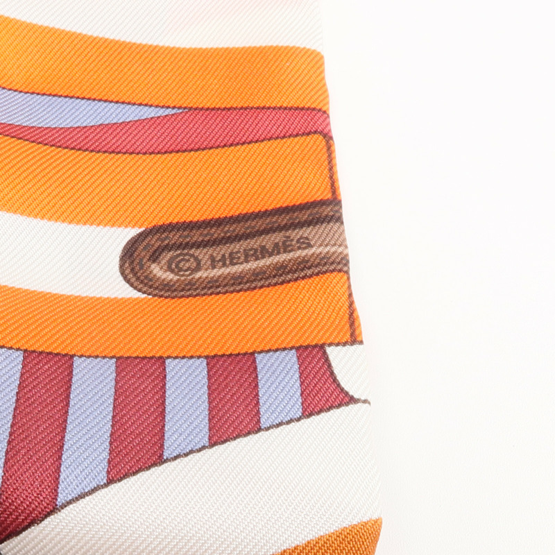 HERMES 絲質Twilly絲巾-5