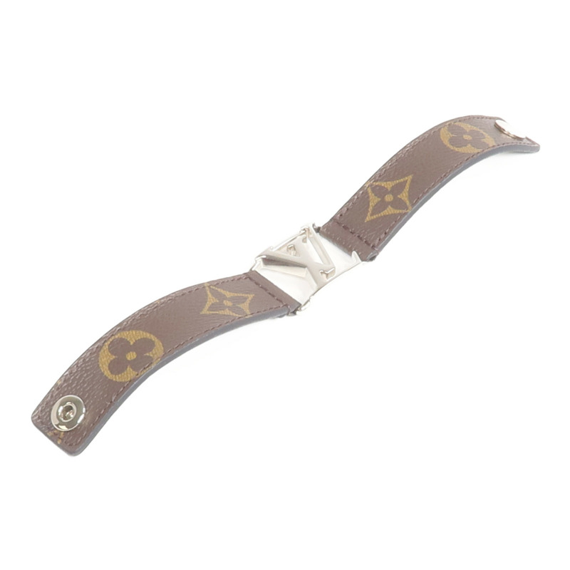 LOUIS VUITTON Monogram Bracelet銀扣手鐲-9