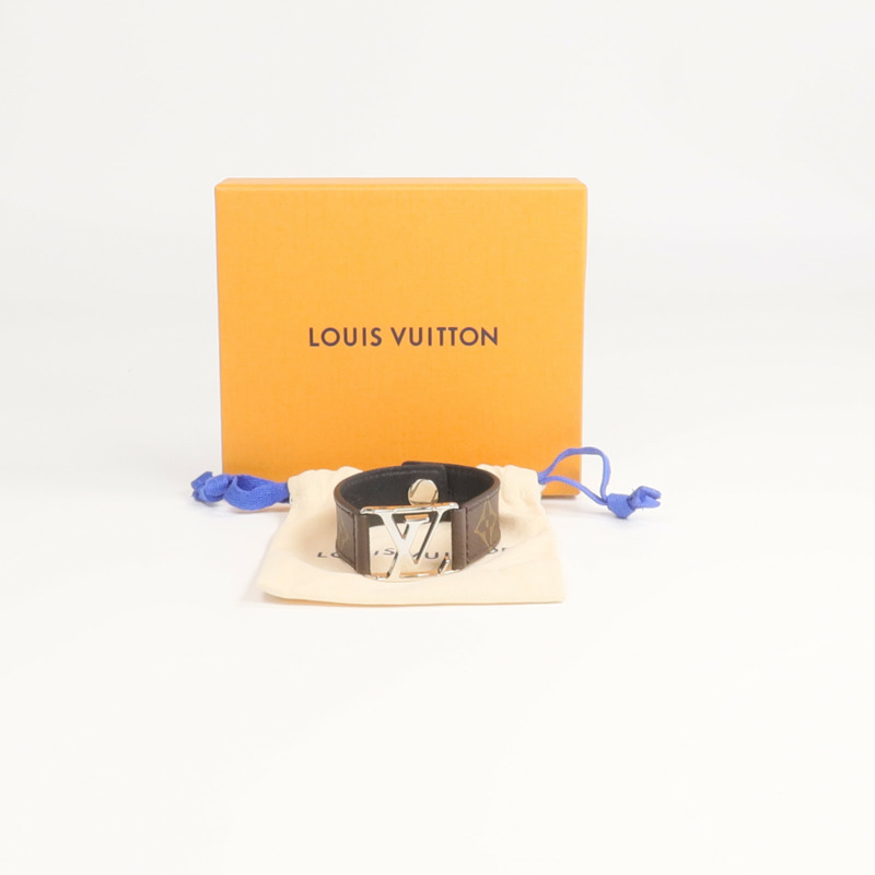LOUIS VUITTON Monogram Bracelet銀扣手鐲-10