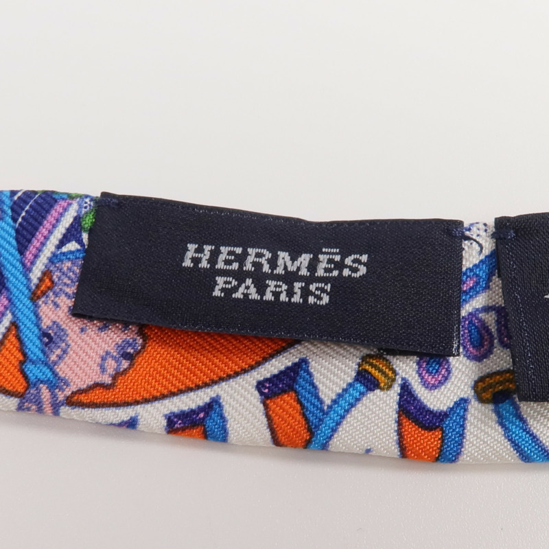 HERMES 絲質Doll Twilly絲巾-5