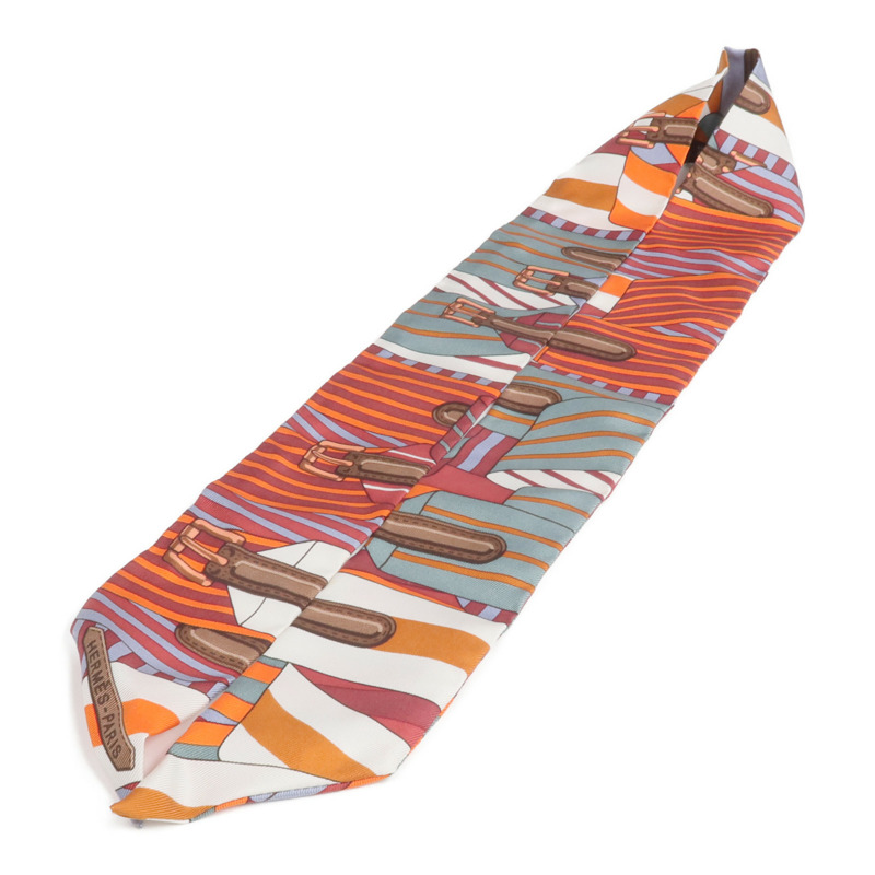 HERMES 絲質Twilly絲巾-2