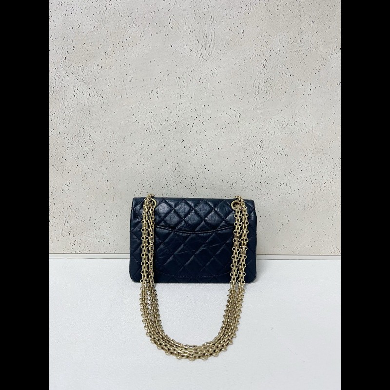 Chanel 黑金2.55大mini-1