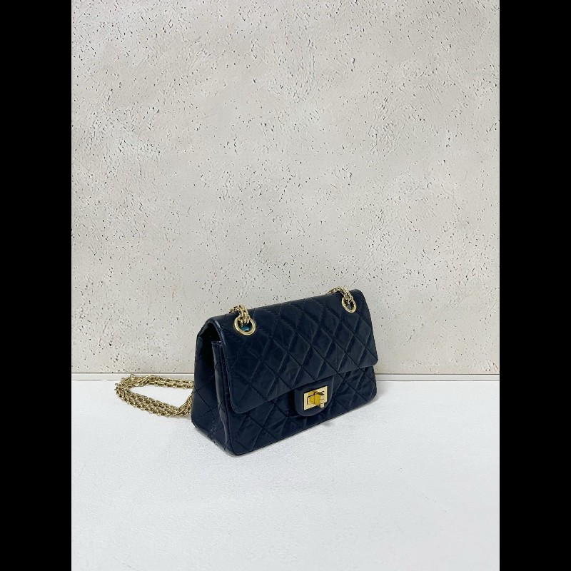 Chanel 黑金2.55大mini-2