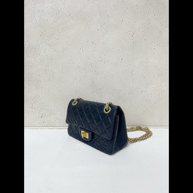 Chanel 黑金2.55大mini-3