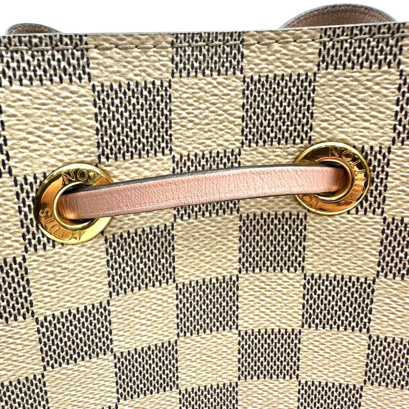 【美收精品】LOUIS VUITTON 老花米色棋盤格水桶包 C-256【隔月月中將轉賣至日本 上架期限30天】-8