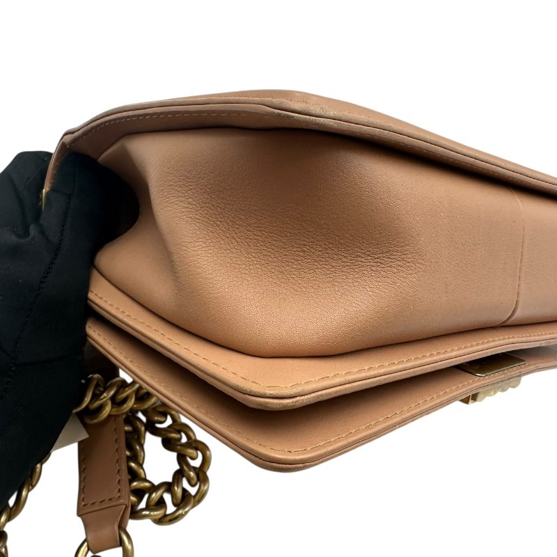 【美收精品】CHANEL 奶茶牛皮boy25 C-257【隔月月中將轉賣至日本 上架期限30天】-6