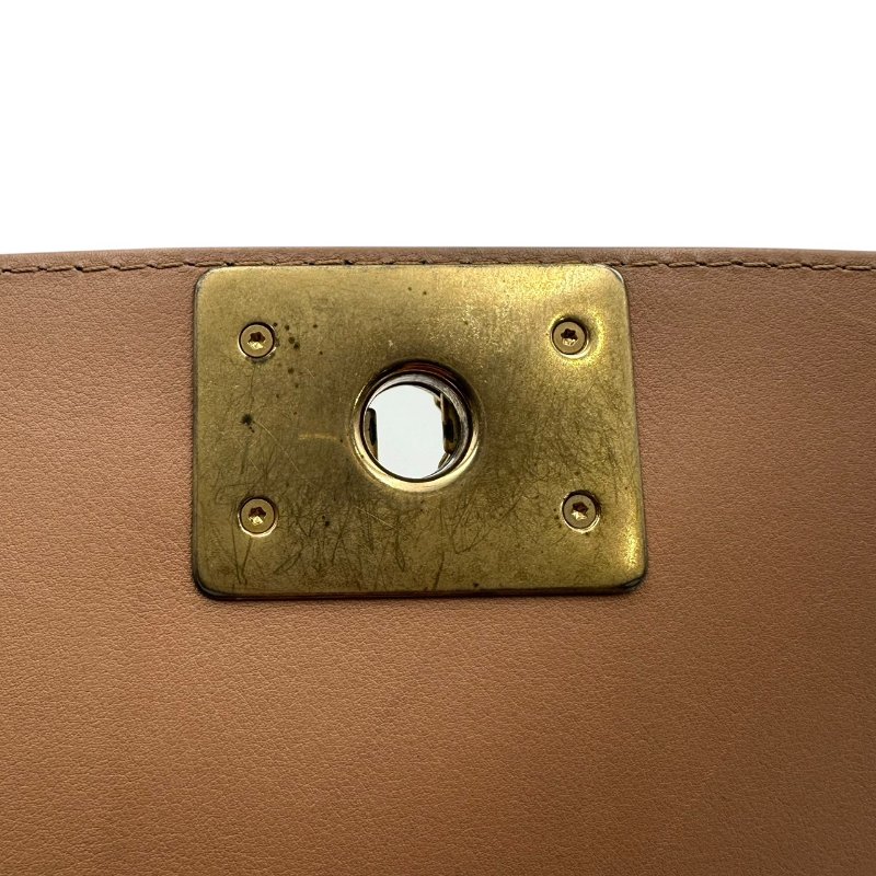 【美收精品】CHANEL 奶茶牛皮boy25 C-257【隔月月中將轉賣至日本 上架期限30天】-10