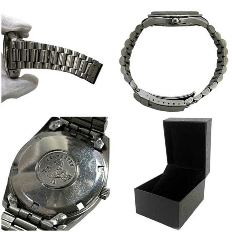 歐米茄海馬系列天文台認證腕錶 F-25200 金銀雙色腕錶 168.022/166.28 不鏽鋼自動上鍊機芯 OMEGA 564 型男士模擬指針腕錶 已翻新-4