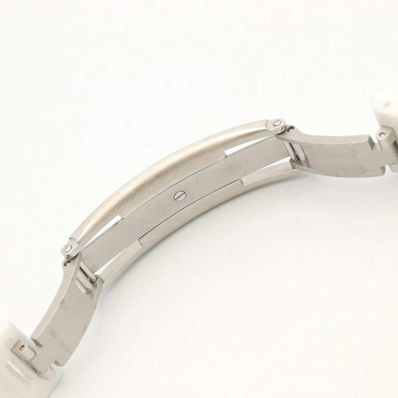 香奈兒 J12 錶圈鑲鑽腕錶，陶瓷錶殼，鑲鑽，女士腕錶，白色，H0967-16