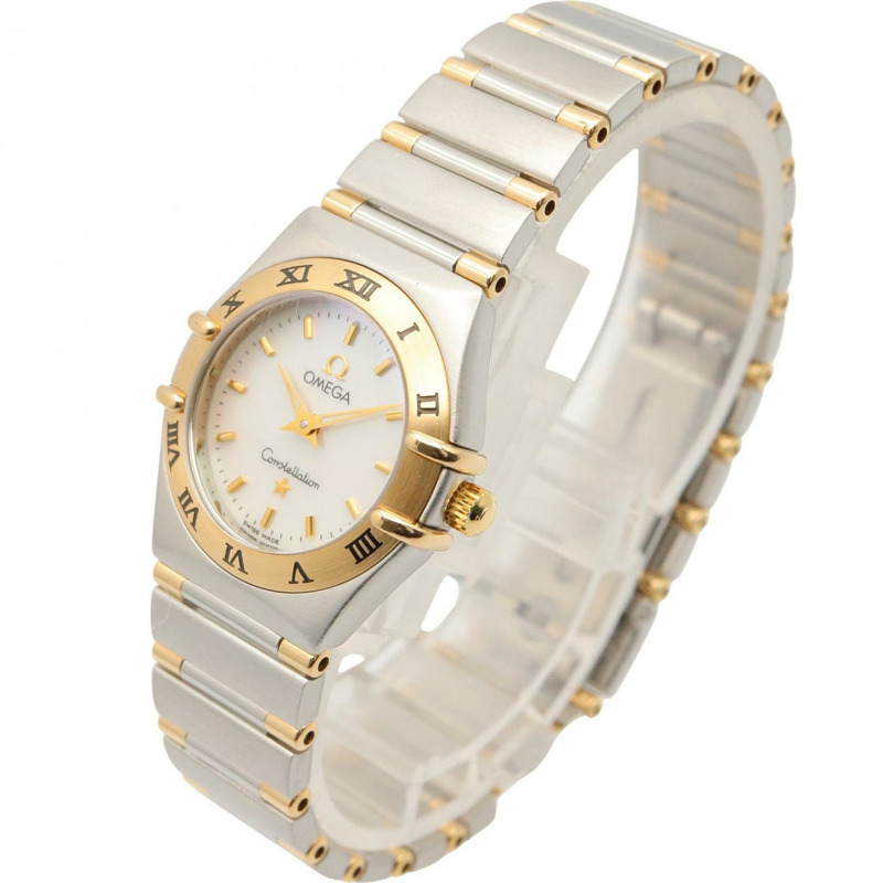 歐米茄星座系列迷你腕錶，18K（黃金）不鏽鋼，女士款，金色，1362.70-1