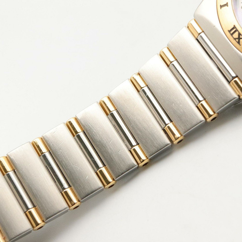 歐米茄星座系列迷你腕錶，18K（黃金）不鏽鋼，女士款，金色，1362.70-13