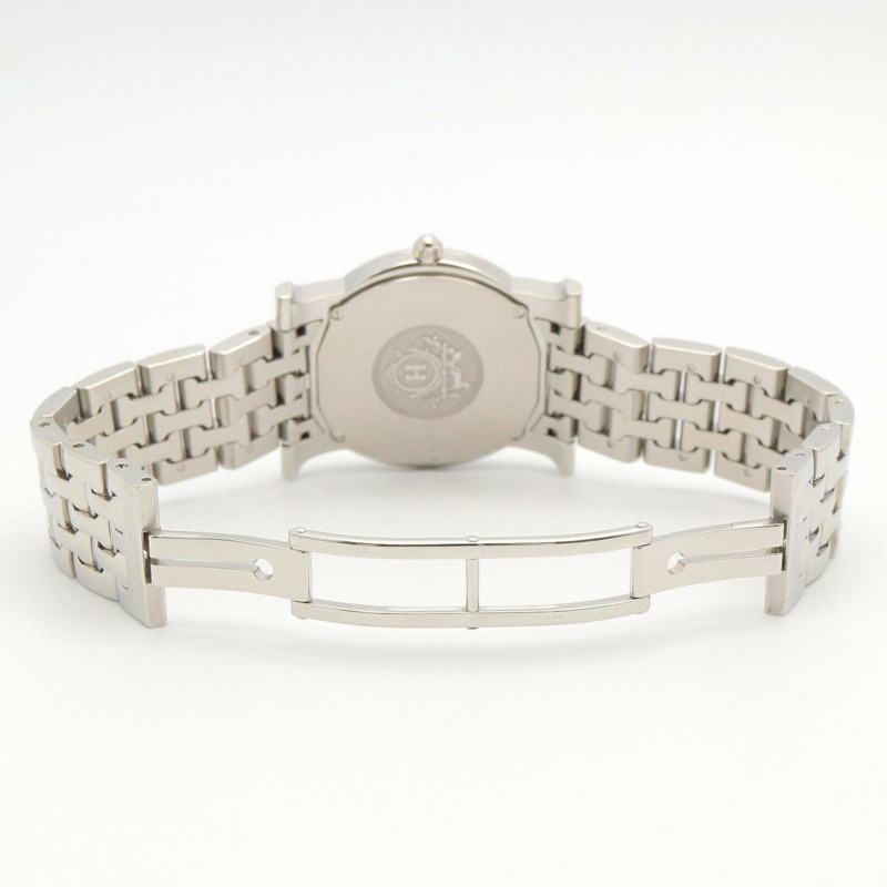 愛馬仕 H-Watch Ronde 女士腕錶，不鏽鋼材質，白色 (HR1.510)-3